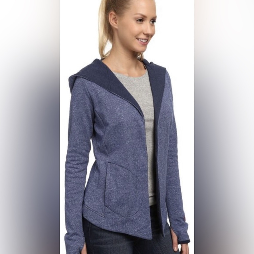 The North Face Womens Outdoor Harmony Park Wrap Cosmic Blue Heather Size Medium